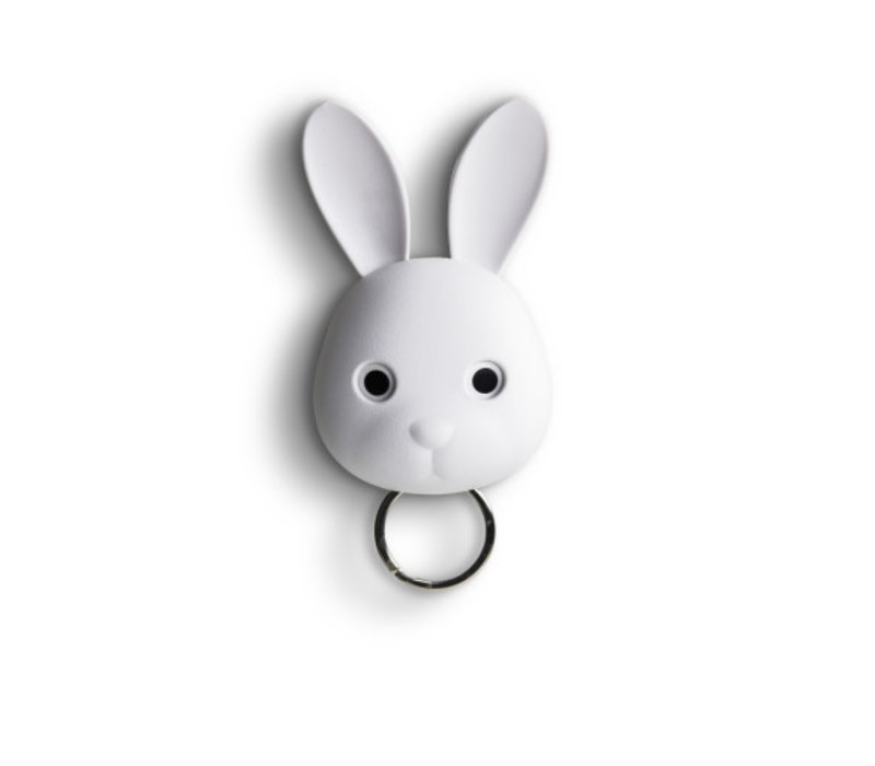 Qualy Bella Bunny Porte-Clés Blanc