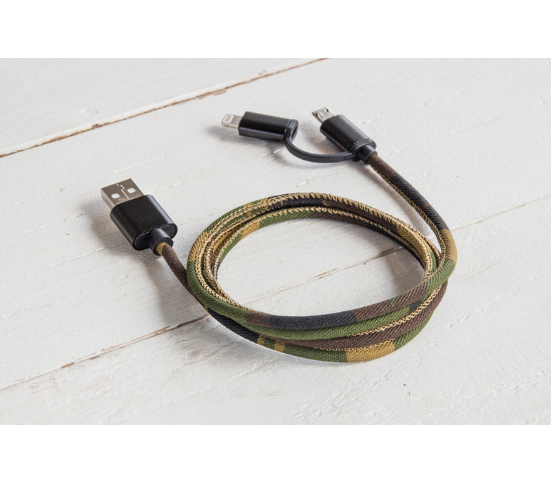Suck UK USB Charging Cable Camouflage Edition