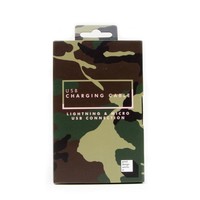 Suck UK Câble de Chargement USB Edition Camouflage