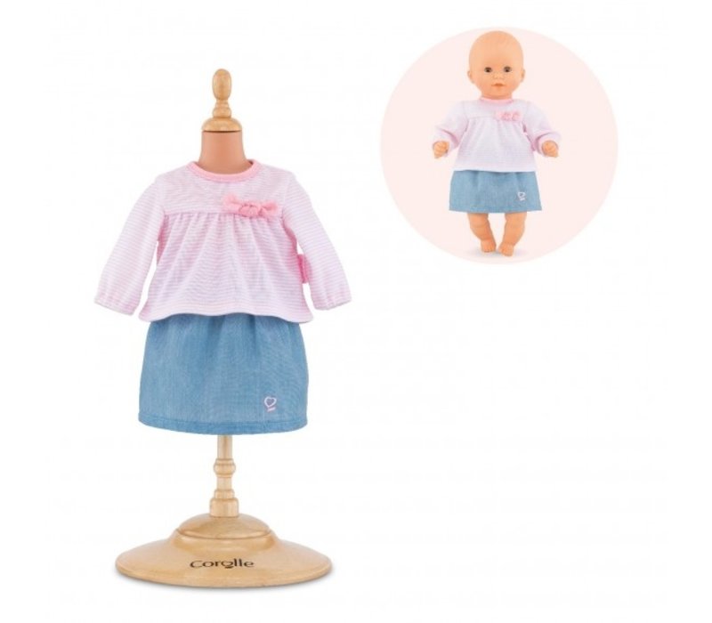 Corolle Top & Rok voor Poppen van 30 cm