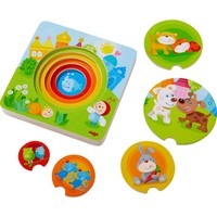 Haba Wooden Puzzle Frolicking Animal Children