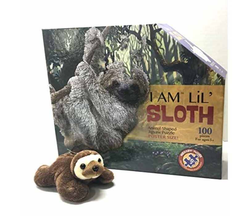 Madd Capp Jigsaw Puzzle I Am Lil Sloth 100 pc