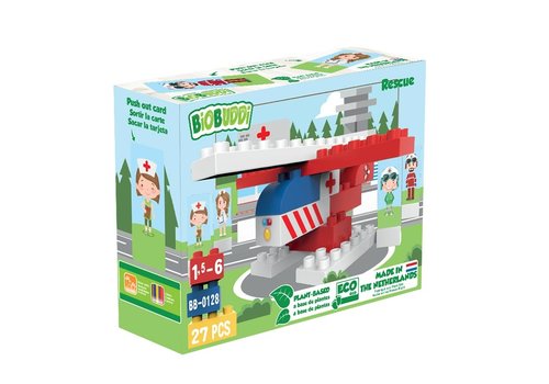 Biobuddi Biobuddi Set de Blocs de Construction Town Rescue 27 pcs