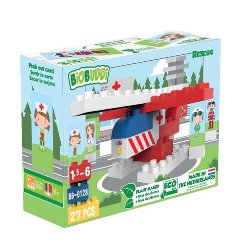 Biobuddi Building Blocks Town Rescue Set 27 Pcs 