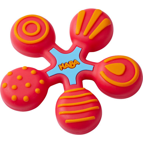 Haba Teething Toy Star Red 
