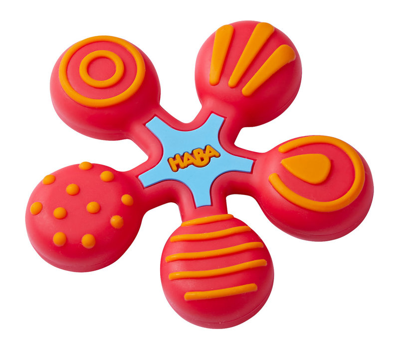 Haba Teething Toy Star Red