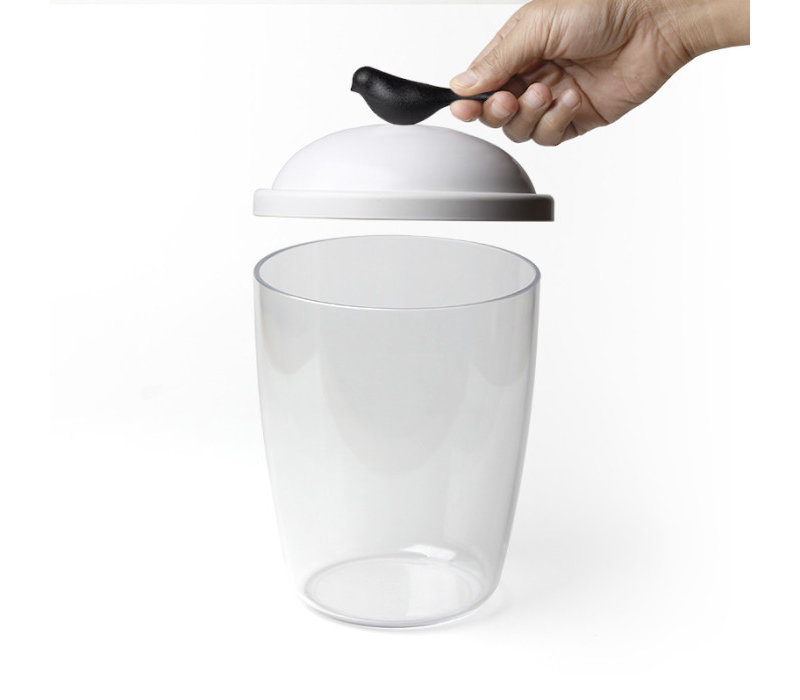 Qualy Sparrow Ice Bucket White-Black