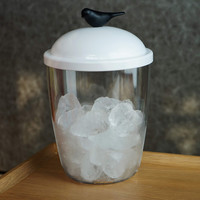 Qualy Sparrow Ice Bucket White-Black