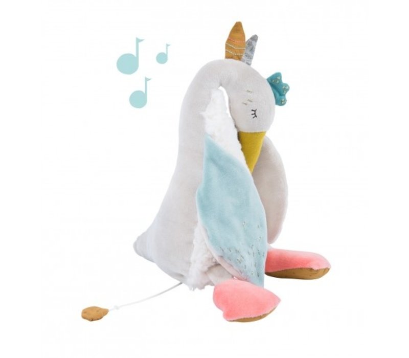 Moulin Roty Musical Soft Toy Goose 'Le Voyage d'Olga'