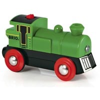 Brio Small Green Locomotive On Batteries