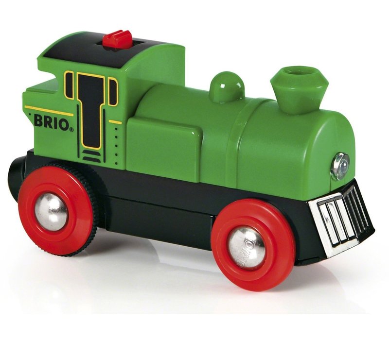 Brio Petite Locomotive Verte à Batteries