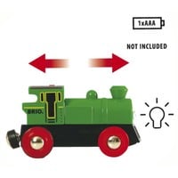 Brio Small Green Locomotive On Batteries