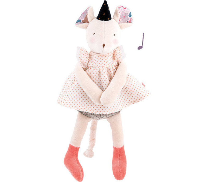 Moulin Roty Musical Mouse 'Il Etait Une Fois' 27 cm