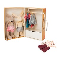 Moulin Roty Little Wardrobe Suitcase 'La Grande Famille'