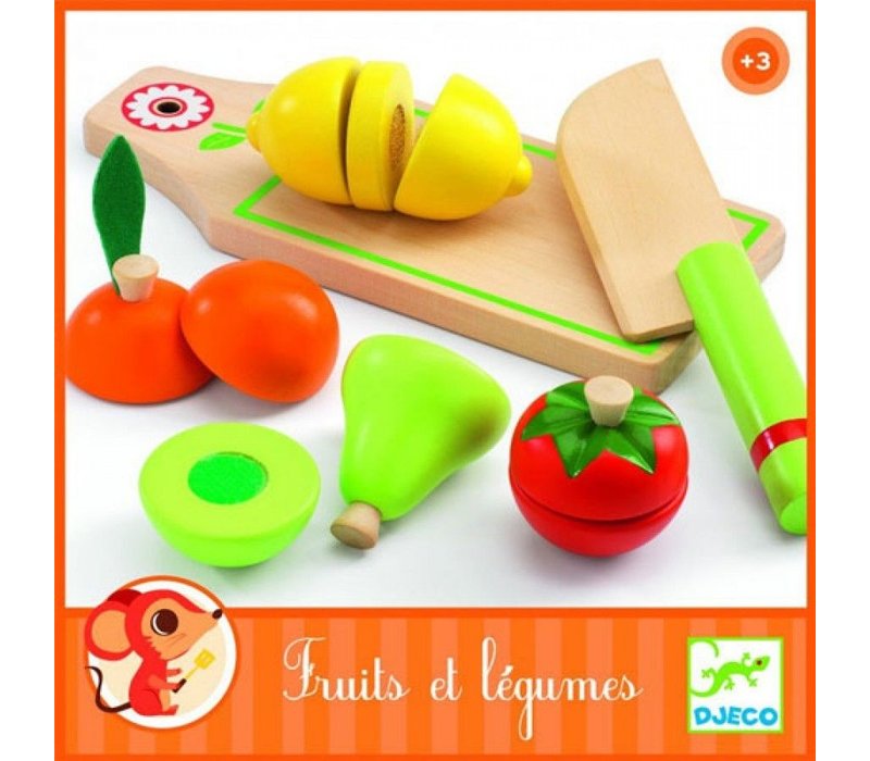 Djeco Fruits and Vegetables Cutting Set