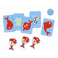 Djeco Jeu de Cartes et de Bain Spidifish