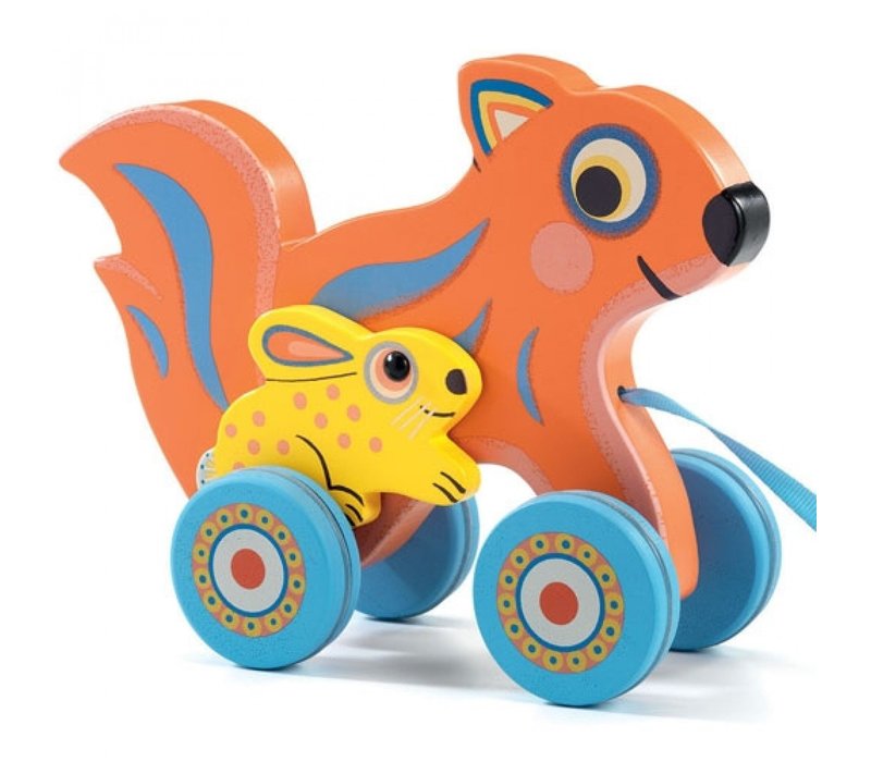 Djeco Pull Toy Max & Ola