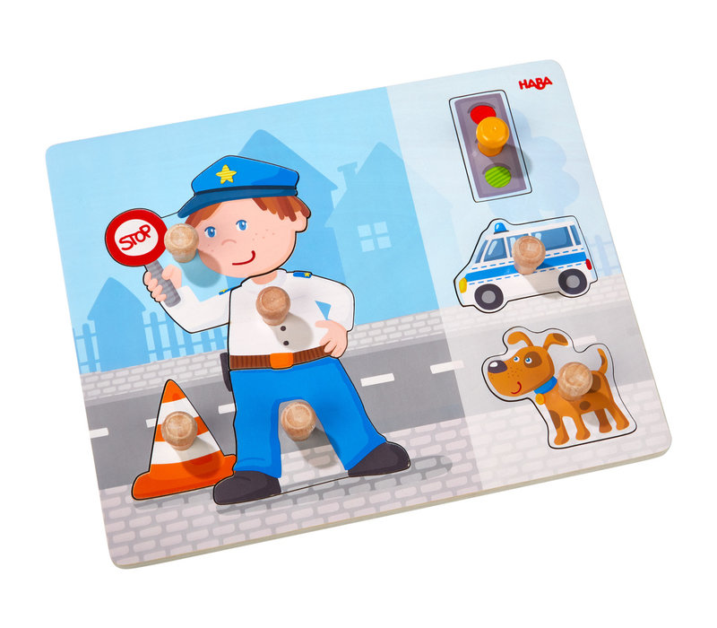 Haba Clutching Puzzle Police Deployment