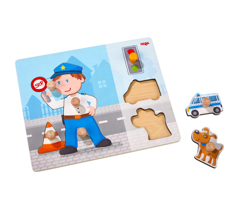 Haba Clutching Puzzle Police Deployment