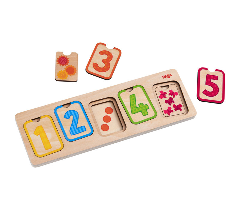 Haba Wooden Puzzle First Numbers