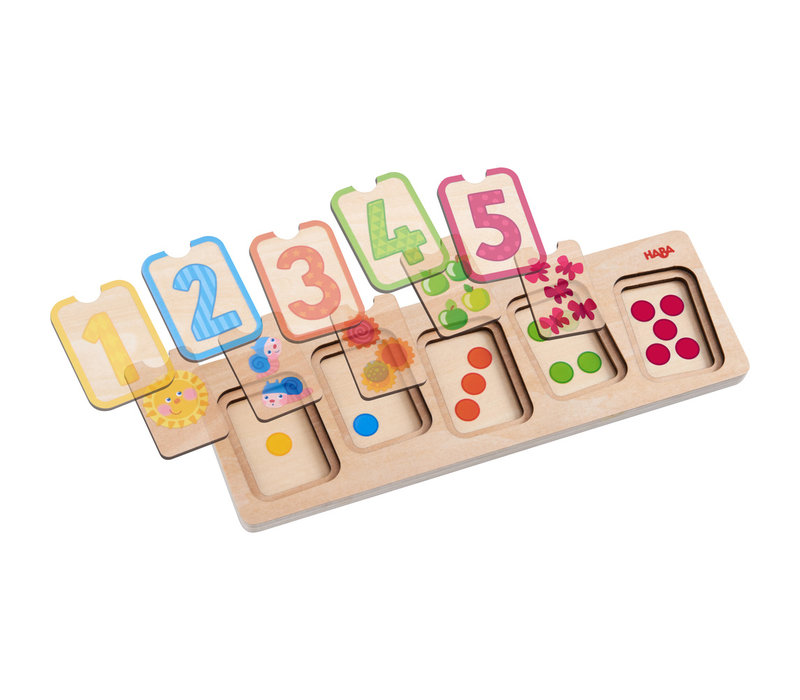 Haba Puzzle en Bois Premiers Chiffres