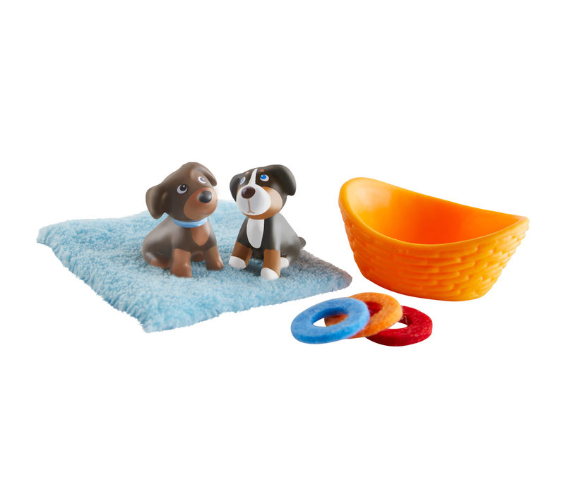 Haba Little Friends Brown & Tricolor Puppy