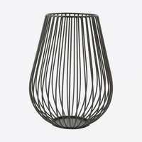 Point-Virgule Wire Candle Holder Black 17 cm