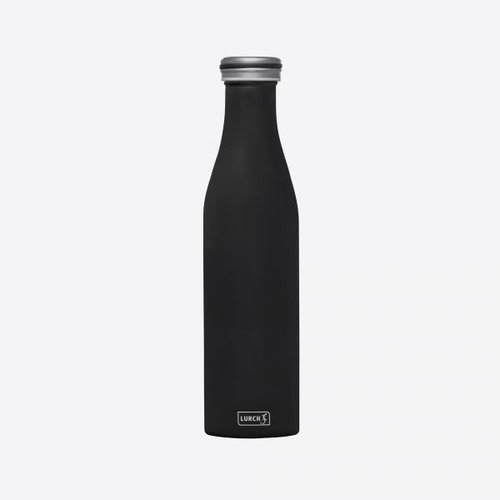 Lurch Double Insulated Bottle Stainless Steel Matt Black 750 ml 