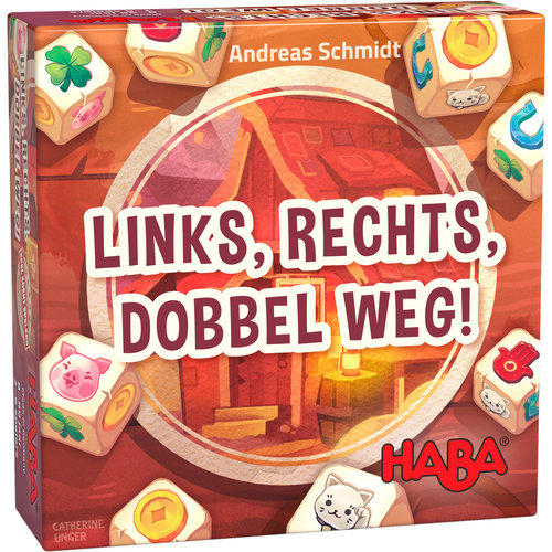 Haba Spel Links, Rechts, Dobbel Weg! 