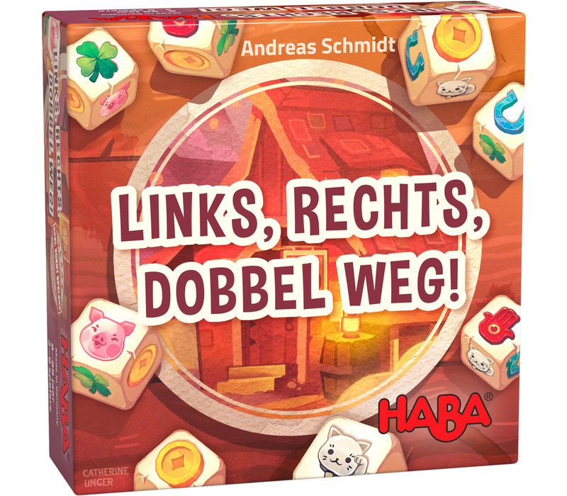 Haba Game Links, Rechts, Dobbel Weg!