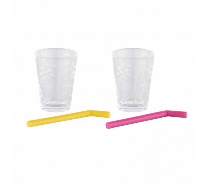 Corolle Ma Corolle Set of 2 Glasses and 2 Straws