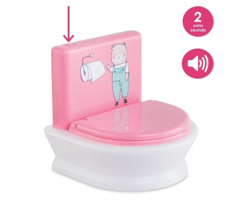 Corolle Interactive Toilet for Dolls 30 and 36 cm