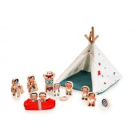 Lilliputiens Le Tipi et Les Indiens