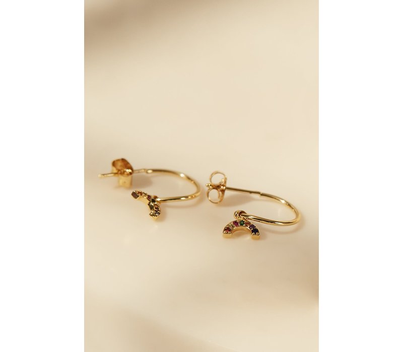 Estella Bartlett Boucles D'Oreilles Mini Arc-En-Ciel