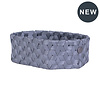 Handed By Handed By Dimensional Oval Basket Dark Grey XS