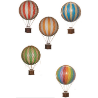 Authentic Models Hot air Balloon Jules Verne Rainbow 42 cm