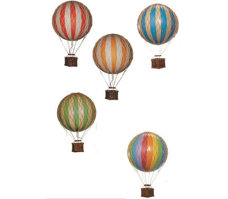 Ballon Jules Verne, montgolfière verte Décoration Marine AMF