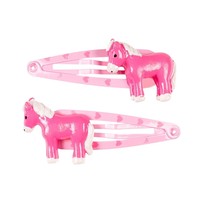 Souza! Hair Clips Cira Horse Fuchsia 2 pcs