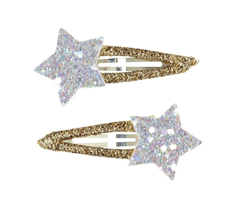 Souza! Hair Clips Gosia Silver Star 2 pcs