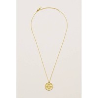 Estella Bartlett Lucky 6 Pence Necklace Gold Plated