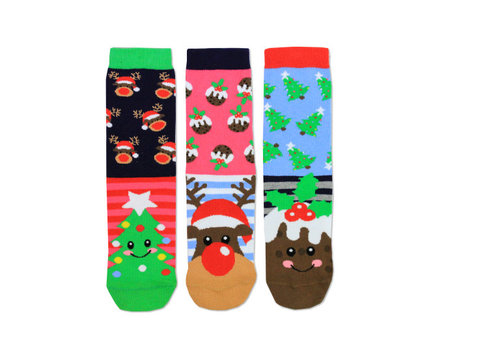 Odd Socks ODD Socks Chaussettes Noël 3 pièces taille 30 - 38