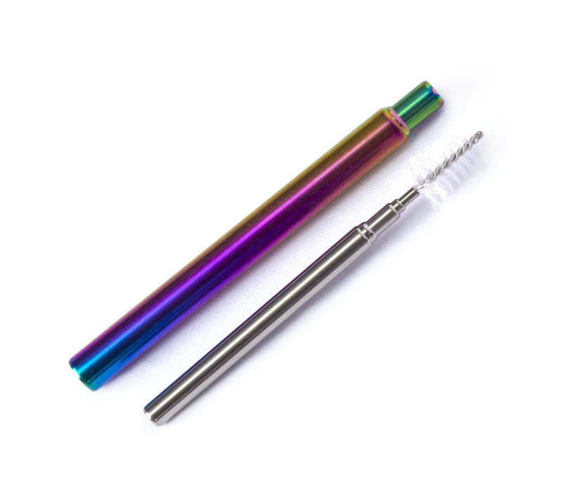 Helio Ferretti Telescopic Stainless Steel Straw Holo