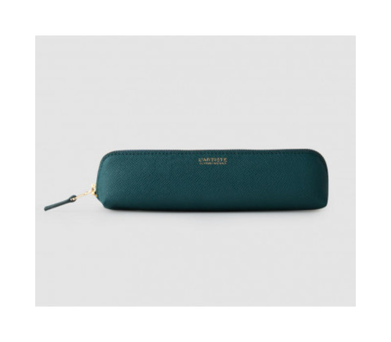 Printworks Pencil Case Leather Bluegreen