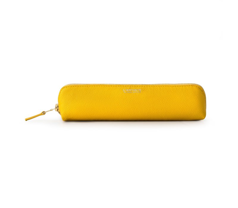 Printworks Pencil Case Leather Yellow