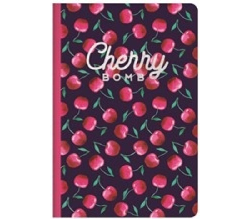 Legami Quaderno A5 Medium Plain Notebook Cherry Bomb