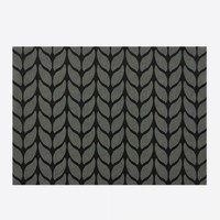 Day Drap Non-Slip Placemat Grey-Black