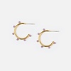 Orelia Orelia Boucles d'Oreilles Perles Lila