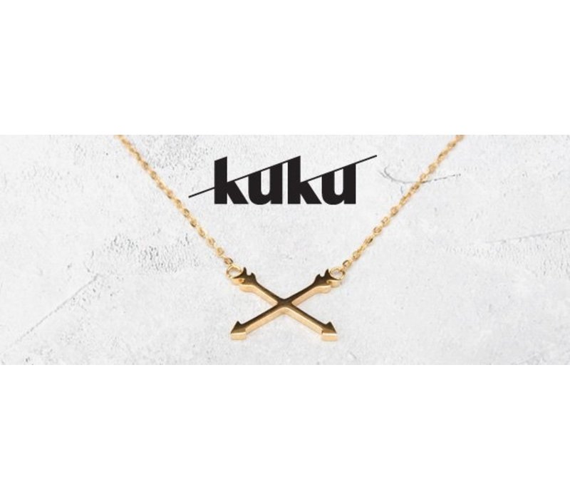 Kuku Collier Flèches D'oré