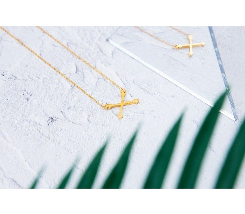 Kuku Necklace Arrow Gold