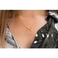 Kuku Necklace Arrow Gold